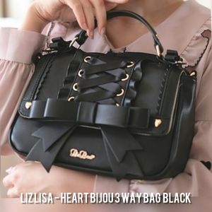 ISO LIZ LISA Heart Bijou 3 Way Bag